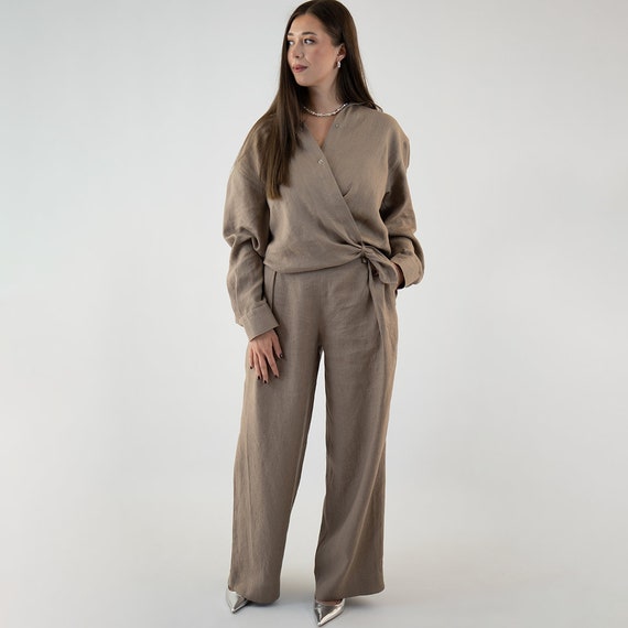 Linen SET for Women, FLORENCE, Two Piece Set Women, Linen