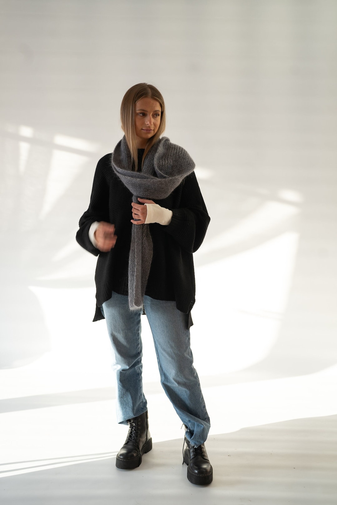 Maxi Sciarpa Come Mettere Sciarpa Donna Scialle Come Mettere La