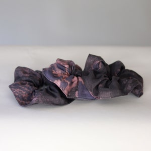 Linen Scrunchies / Hand Dyed Scrunchies / Natural Scrunchies / Linen Hair Tie / Natural Linen Scrunchies image 3