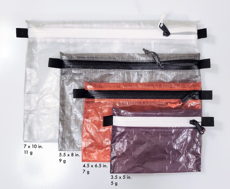 Flat Gear Pouch Ultralichte Dyneema-tas met ritssluiting afbeelding 2