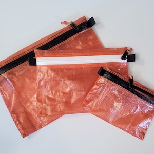 Flat Gear Pouch Ultralight Dyneema Zipper Ditty Bag