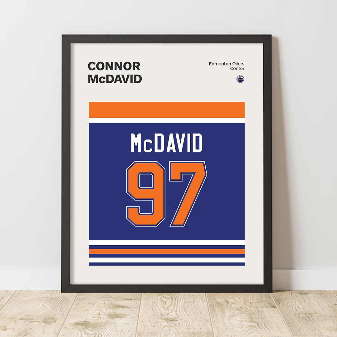 Connor McDavid #97 - Autographed Edmonton Oilers Game-Worn CCM