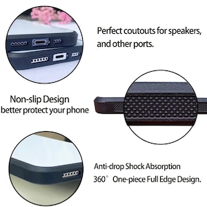 May include: Black phone case with a textured, non-slip design. The case has cutouts for speakers and ports. The case is designed to protect the phone from drops and shocks.