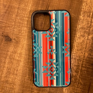 Serape Aztec design / iPhone case / western phone case / Western collage