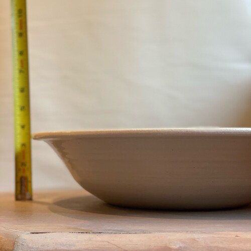 Wide Dragonfly Bowl in shops White and Green, Large