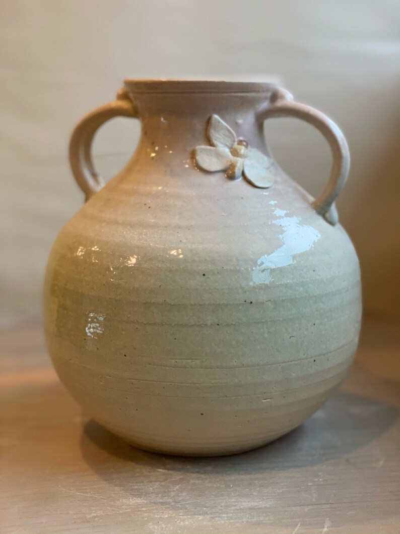 Pink shops and Green Hydrangea Vase