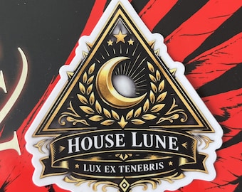House Lune – Red Rising Inspired Vinyl Sticker