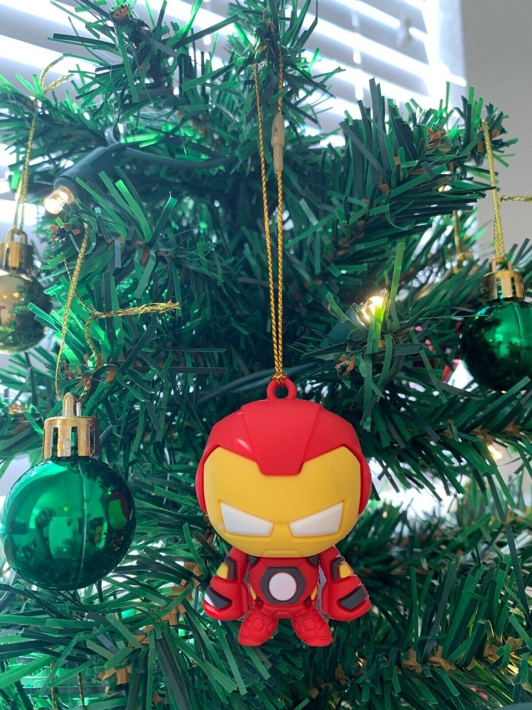 Iron Man Christmas Ornament Etsy