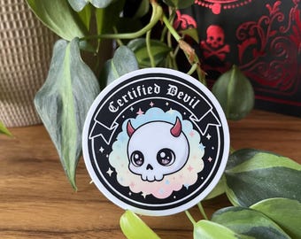 Certified Devil  –  The Devils inspired sticker