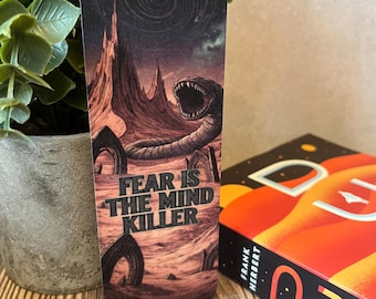 Marcador de Páginas "O Medo é o Assassino da Mente" – Design Inspirado em Duna