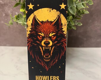 Howlers Never Bow - Red Wolf Bookmark - Red Rising Inspired