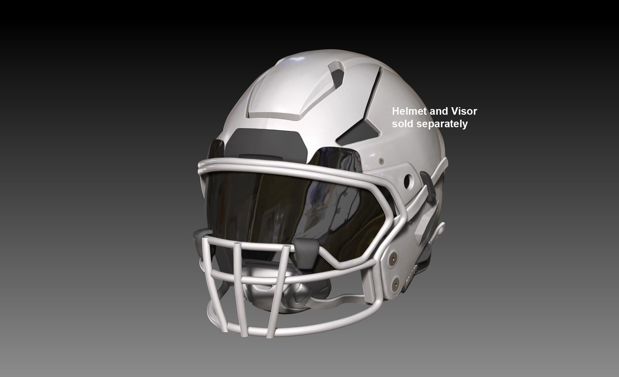 アメリカンフットボール ヘルメットフェイスマスク NFL Riddell AXIOM ヘルメット用フェイスマスク パック V Geosanmo 3D