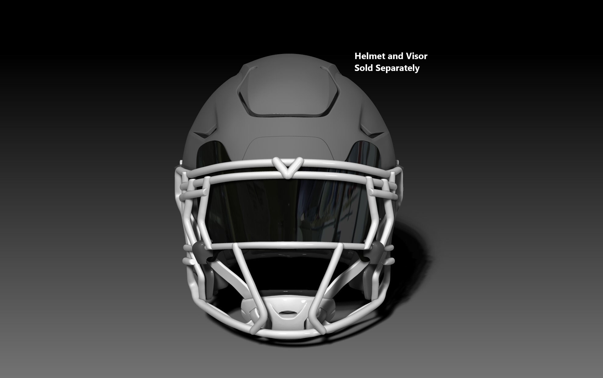 アメリカンフットボール フェイスマスク グレー Riddell SPEEDFLEX ヘルメット 3D プリント モデル用フェイスマスク
