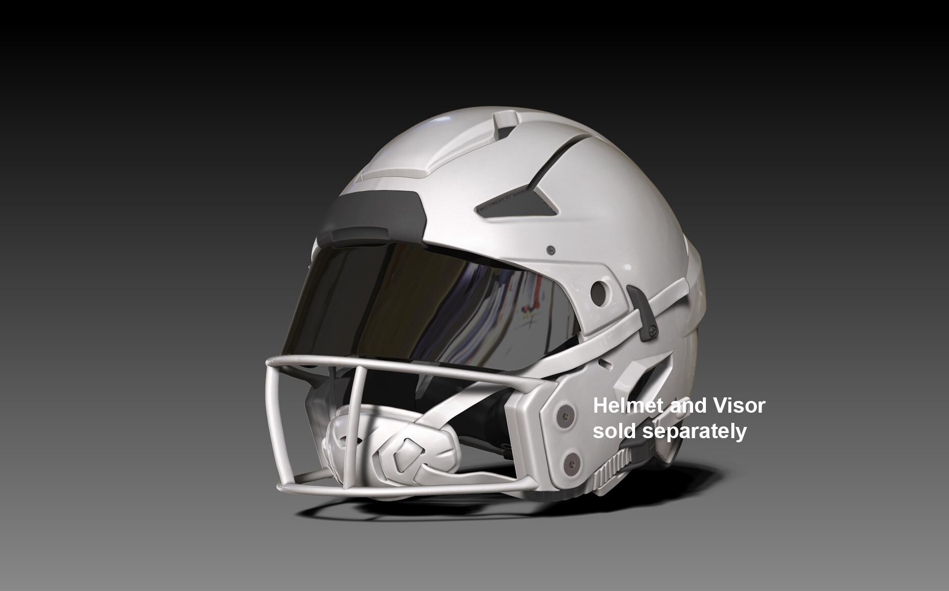 NFL Riddell AXIOMヘルメット用フェイスマスクパックVIII Geosanmo 3D
