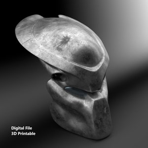 Predator mask with interior design 3D Printable model - Digital File