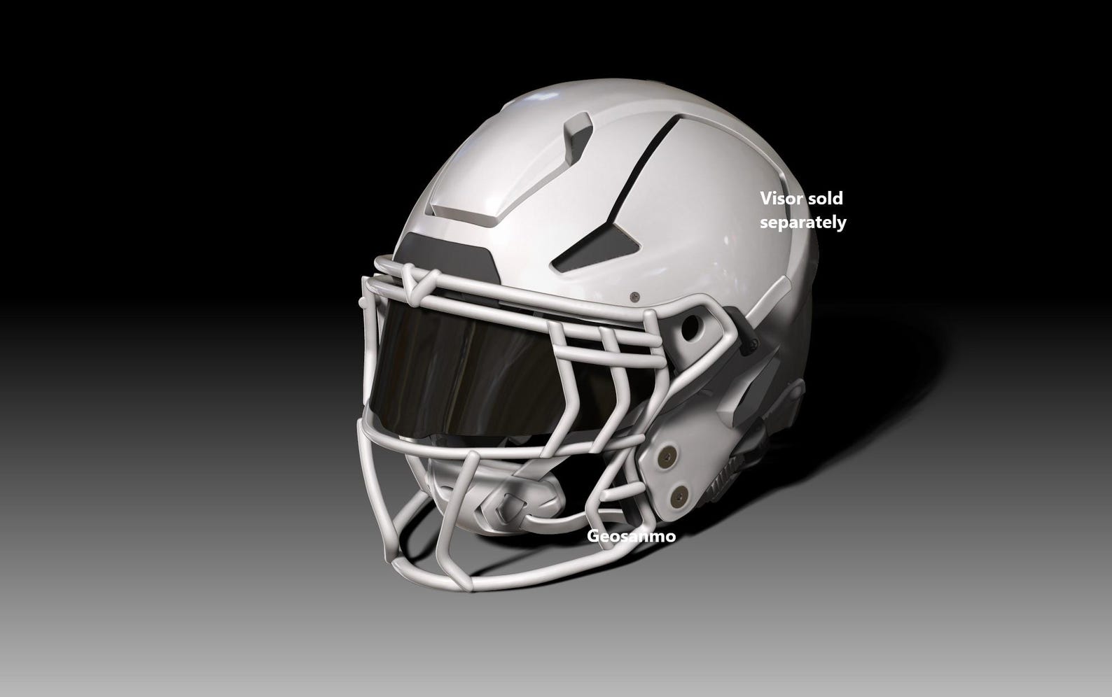 Facemask Pack II for NFL Riddell AXIOM Helmet Geosanmo 3D Print Model ...