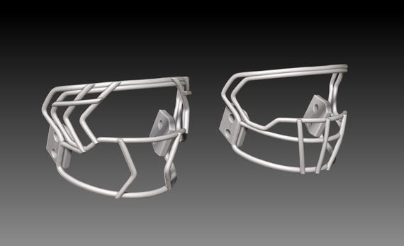 NFL Riddell AXIOM ヘルメット用フェイスマスク パック V Geosanmo 3D