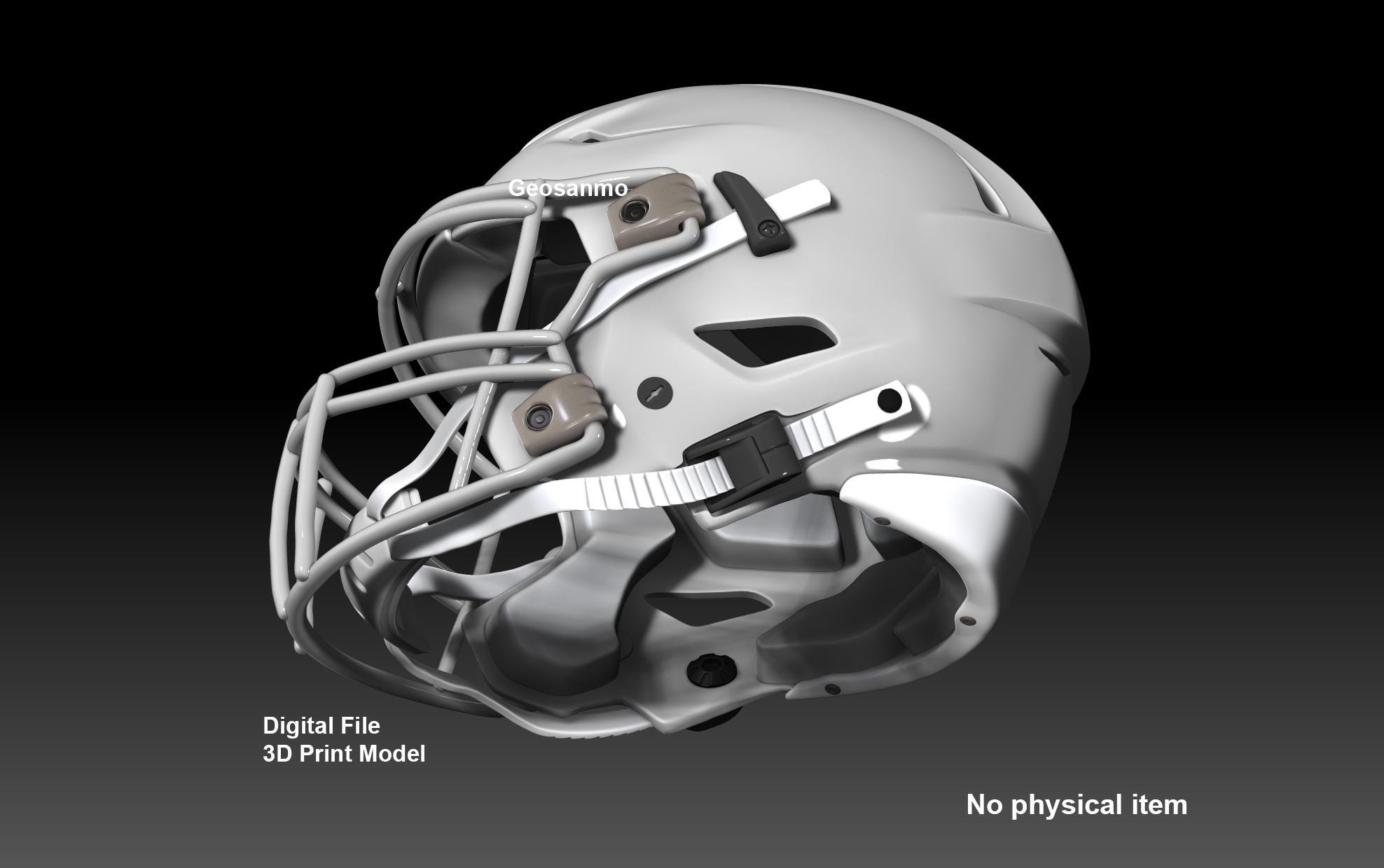 NFL Riddell SPEEDFLEX ヘルメット（パッド付き）3D プリント可能