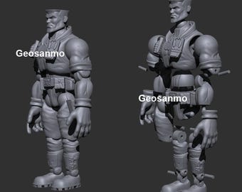 Chip Hazard articulated Small Soldiers 3D printable model - Digital file