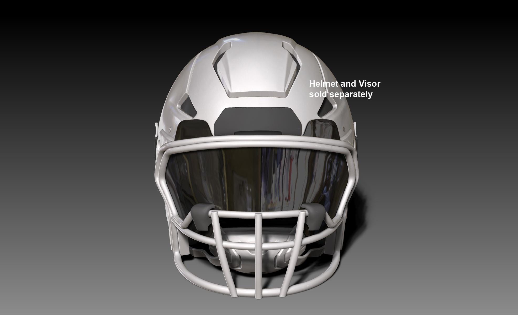 NFL Riddell AXIOM ヘルメット用フェイスマスク パック V Geosanmo 3D