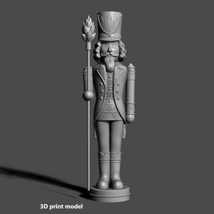 Nussknacker 3D Druckmodell - Digitale Datei