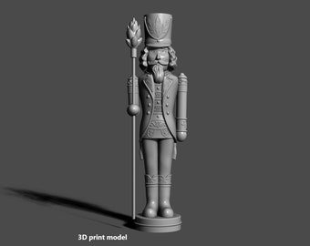 Nutcracker 3D printable model - Digital File