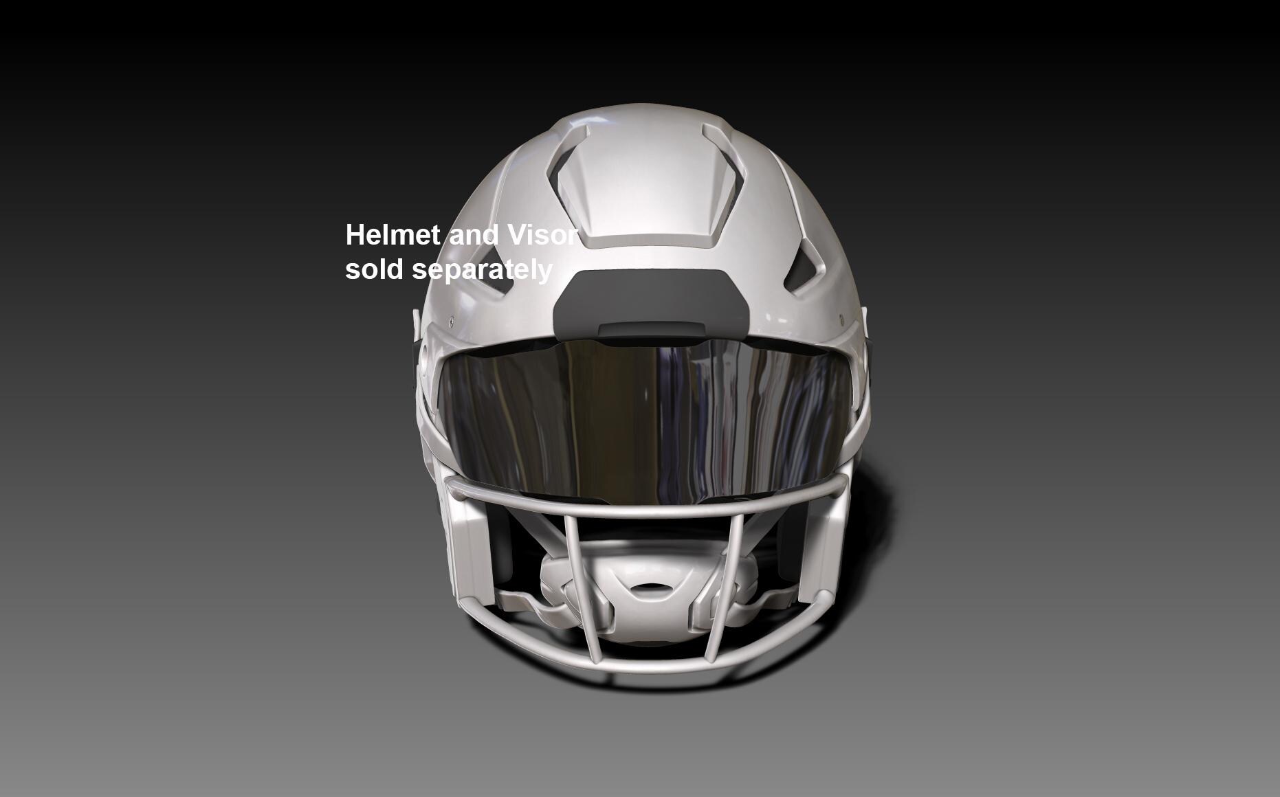 NFL Riddell AXIOMヘルメット用フェイスマスクパックVIII Geosanmo 3D 
