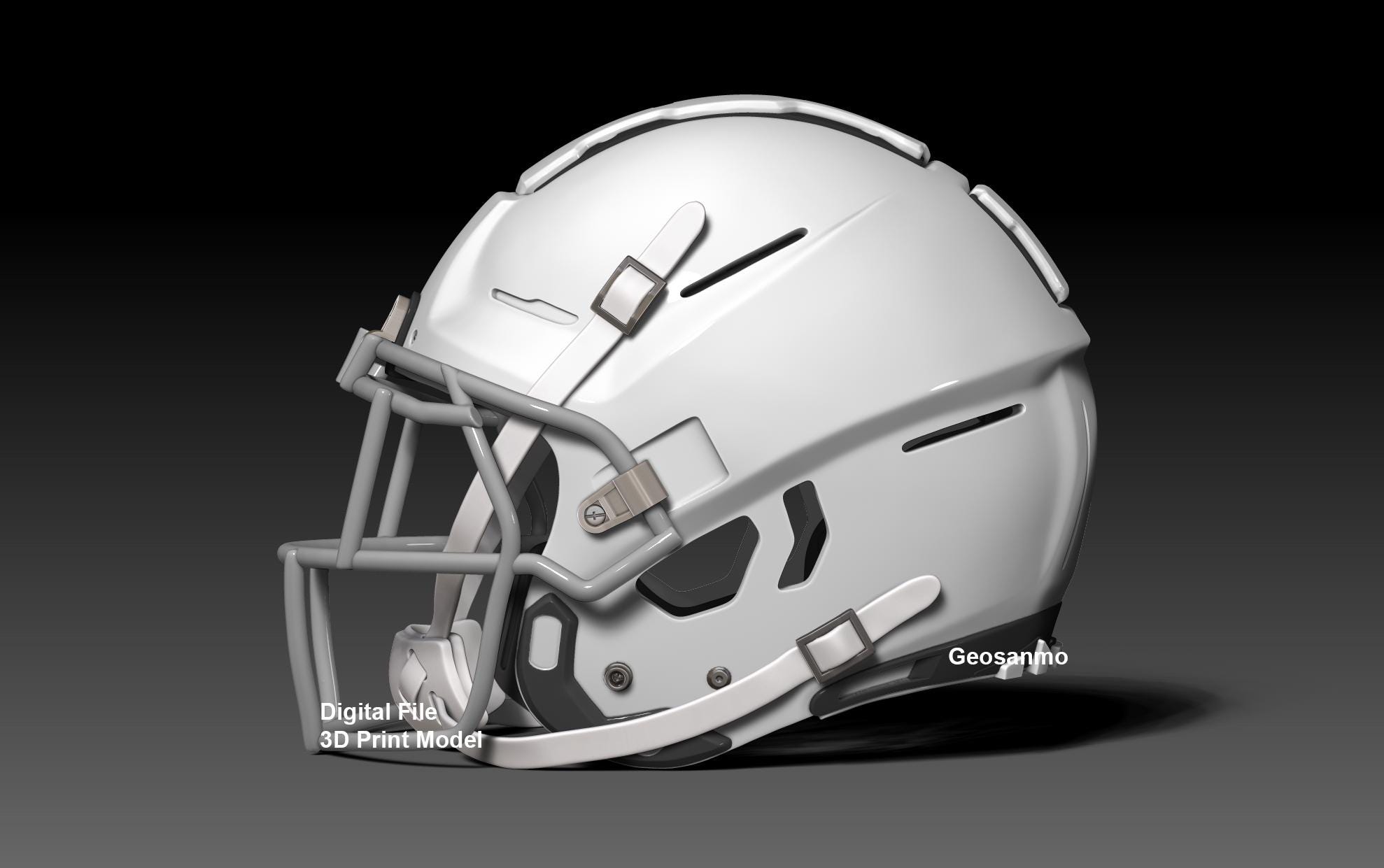 NFL Schutt F7 2.0 ヘルメット（パッド付き）3Dプリントモデル