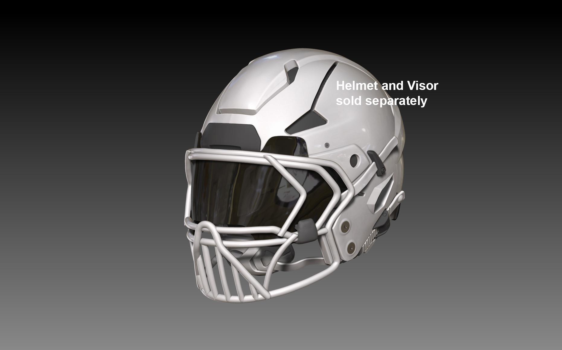 NFL Riddell AXIOMヘルメット用フェイスマスクパックVIII Geosanmo 3D