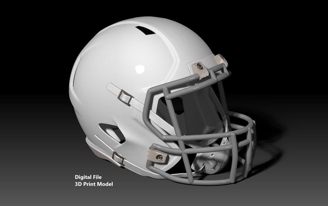 NFL Riddell Speed Helmet With Padding 3D Printable Model Etsy