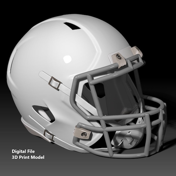 NFL Riddell Speed helmet with padding 3D printable model