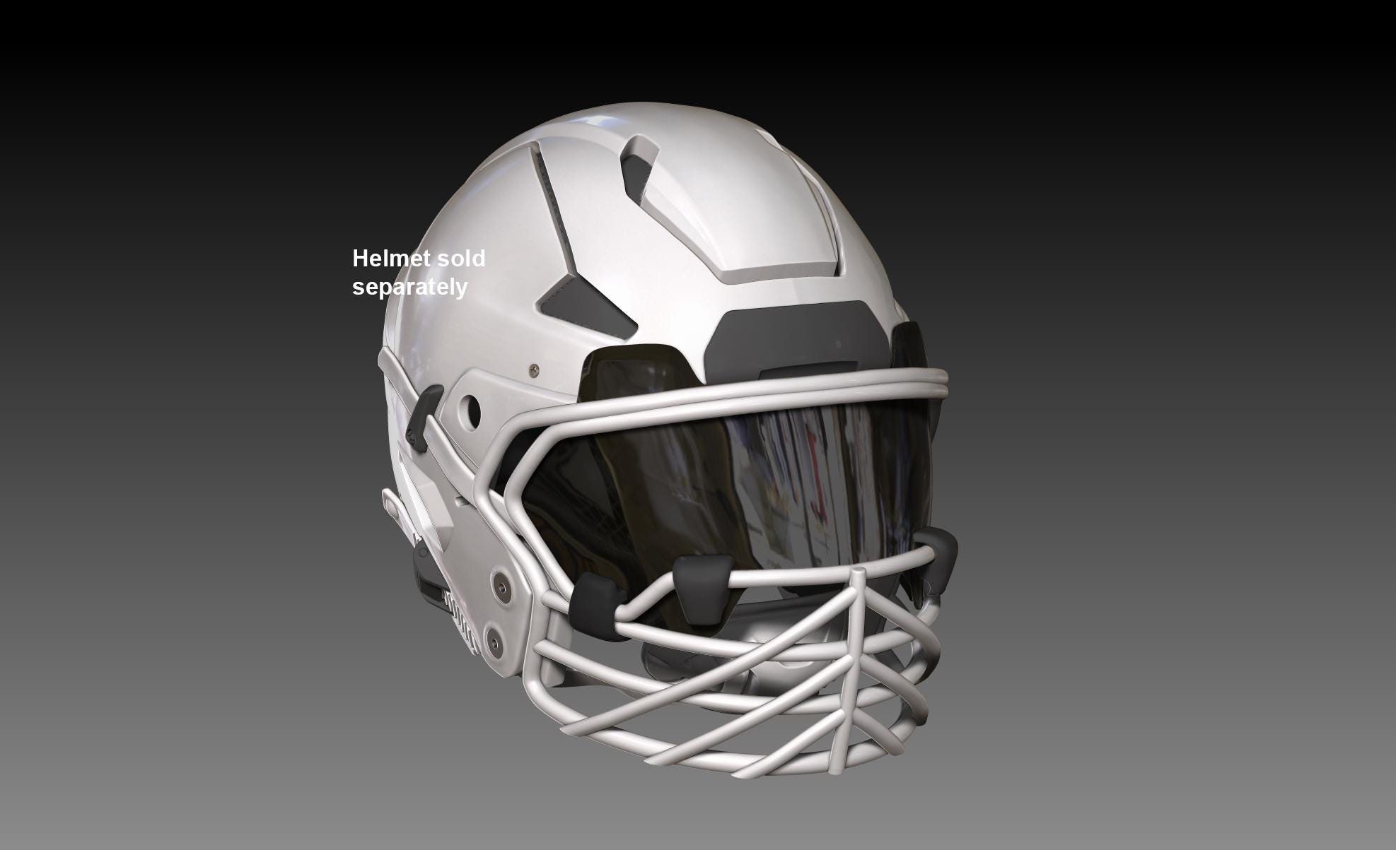 オークリーバイザーとフェイスマスク NFL リデル AXIOM ヘルメット