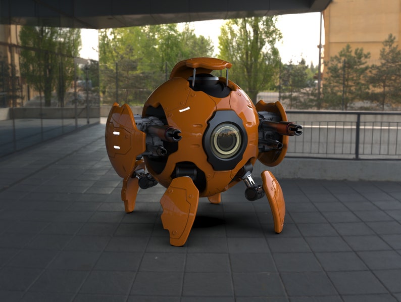Ball Robot Roll Sphere 3D Print Model - Digital File - Etsy