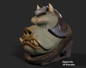Gamorreaanse bewaker buste 3D-afdrukbaar model - digitaal bestand