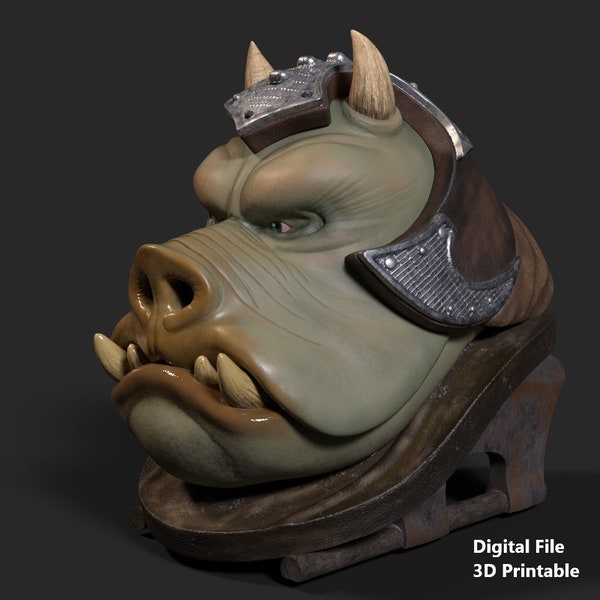 Gamorrean guard bust 3D printable model - Digital File