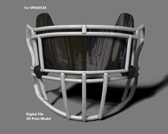 Oakley Visor and Facemask II for SPEEDFLEX Helmet - 3D Printable Model (Digital File)