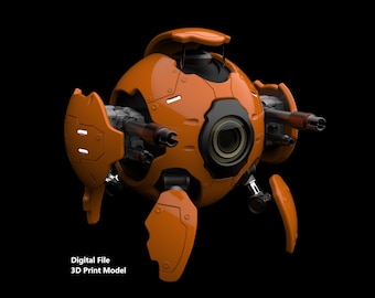 Ball Robot Roll Sphere 3D print model - Digital file