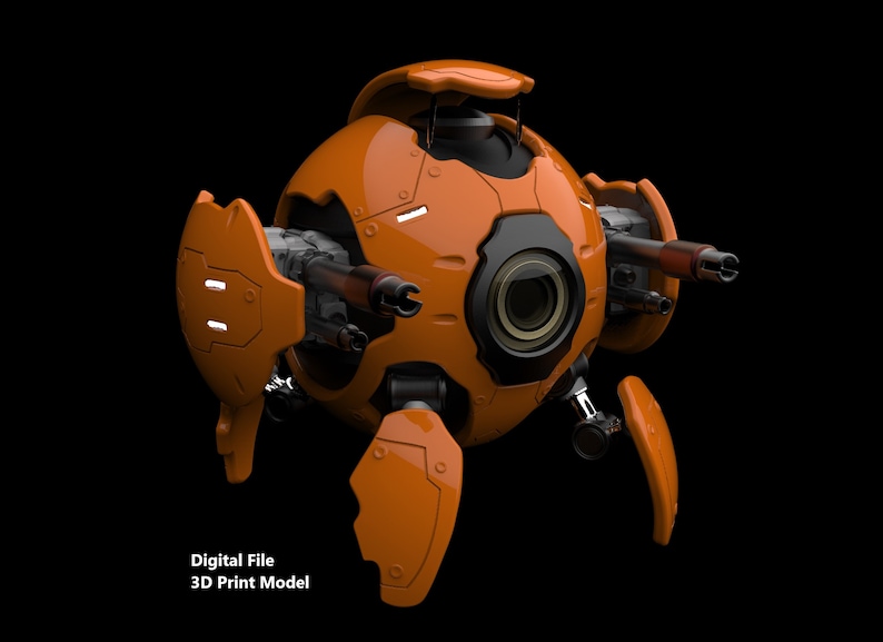 Ball Robot Roll Sphere 3D Print Model - Digital File - Etsy