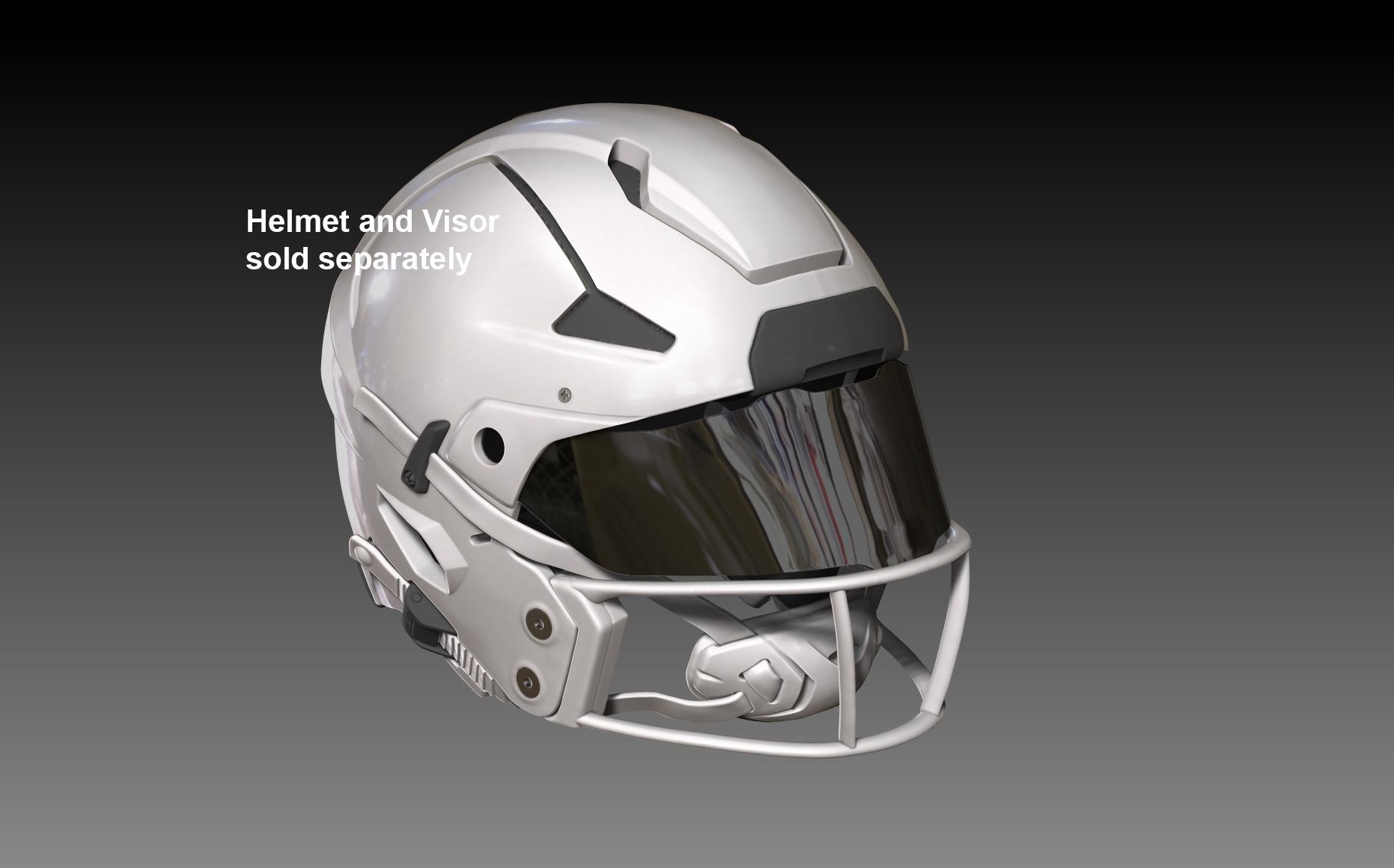 NFL Riddell AXIOMヘルメット用フェイスマスクパックVIII Geosanmo 3D