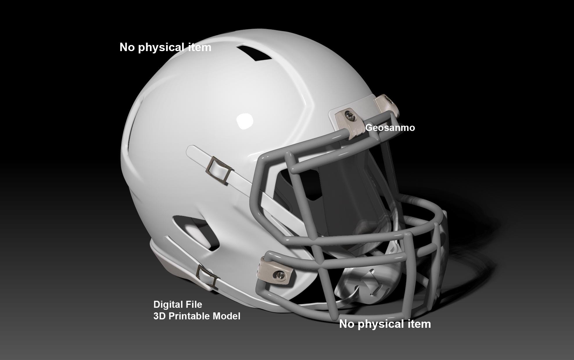 NFL Riddell Speed Helmet With Padding 3D Printable Model - Etsy