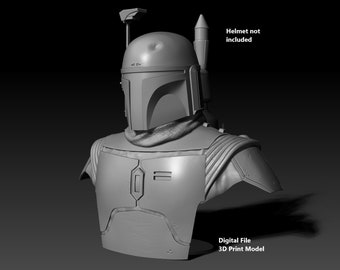Het boek van Boba Fett Helmet Stand 3D-printmodel - Digitaal bestand