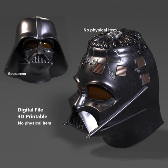 ダース・ベイダー ANH ヘルメット - 着用可能な 3D プリントモデル
