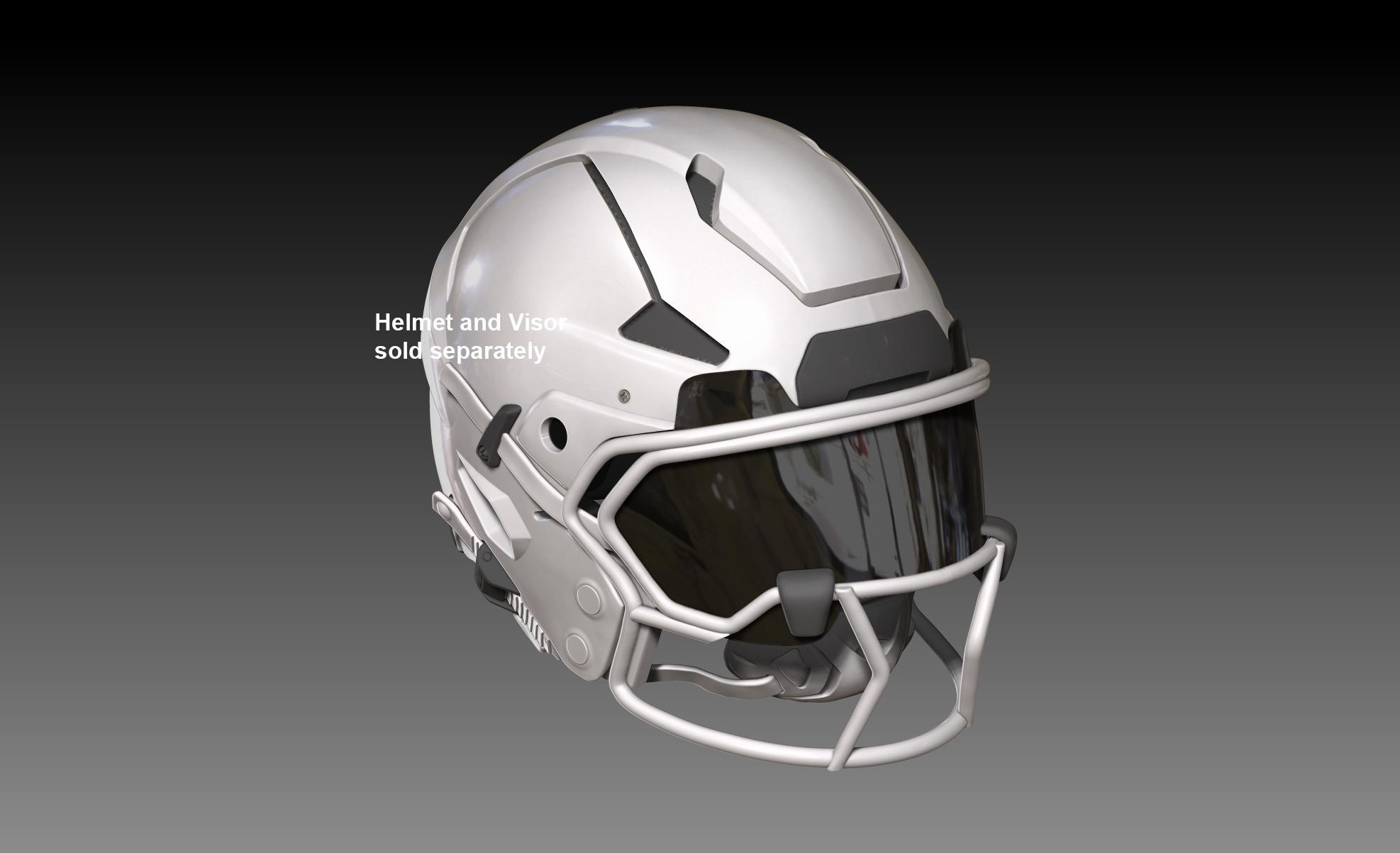 NFL Riddell AXIOM ヘルメット用フェイスマスク パック IV Geosanmo 3D