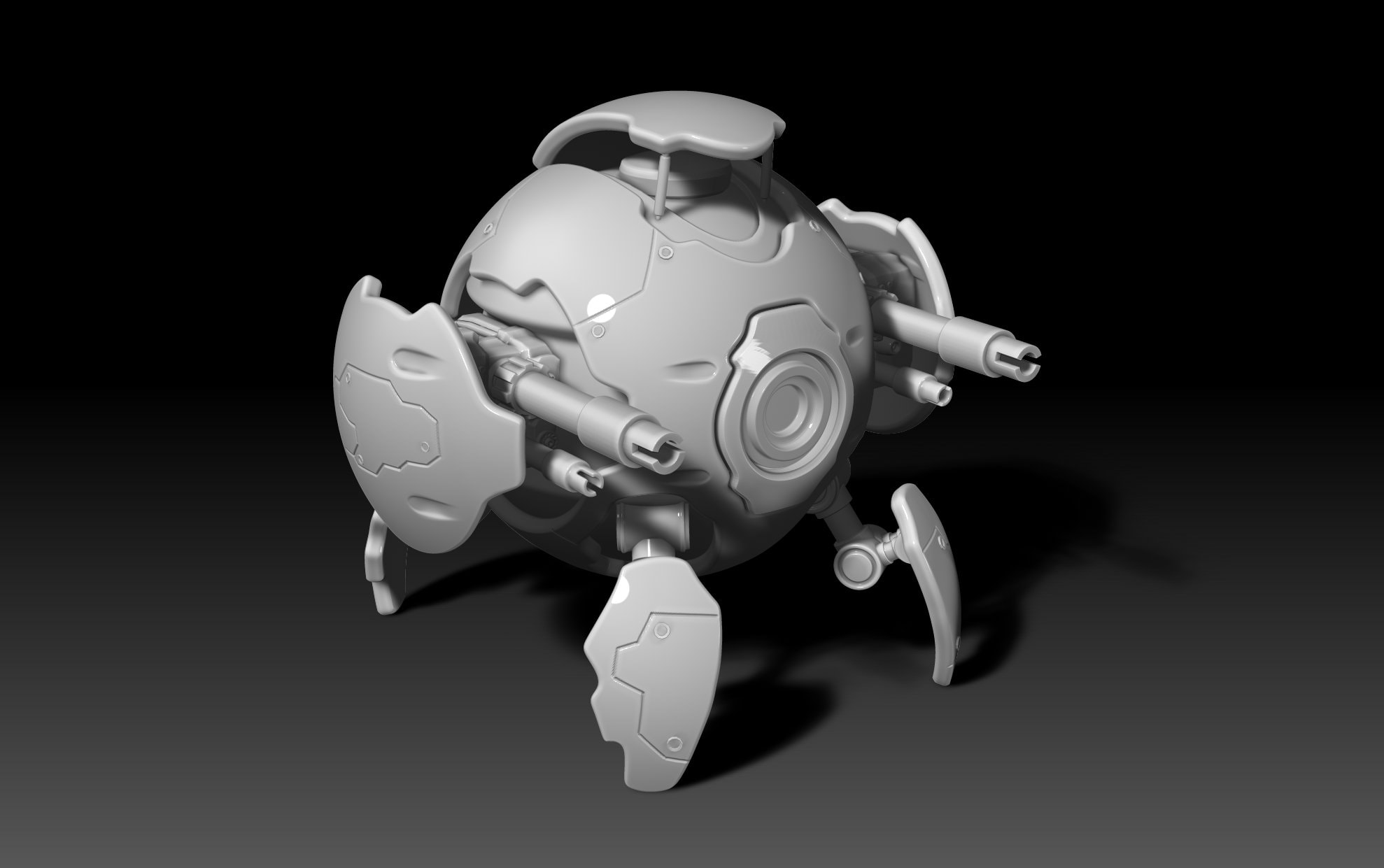 Ball Robot Roll Sphere 3D Print Model - Digital File - Etsy