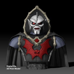 Hordak bust Motu 3D print model - Digital File