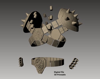 Black Krrsantan armor for cosplay 3D print model - Digital