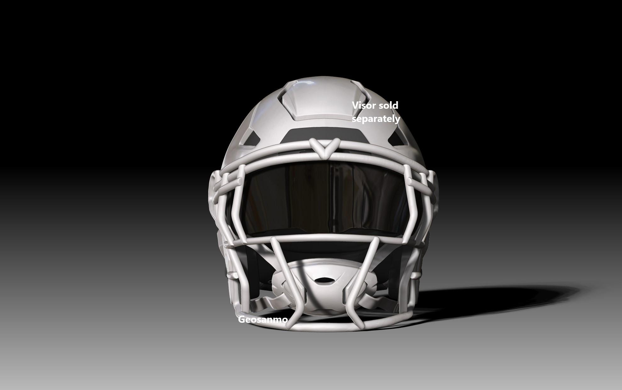 NFL Riddell AXIOMヘルメット用フェイスマスクパックII Geosanmo 3D