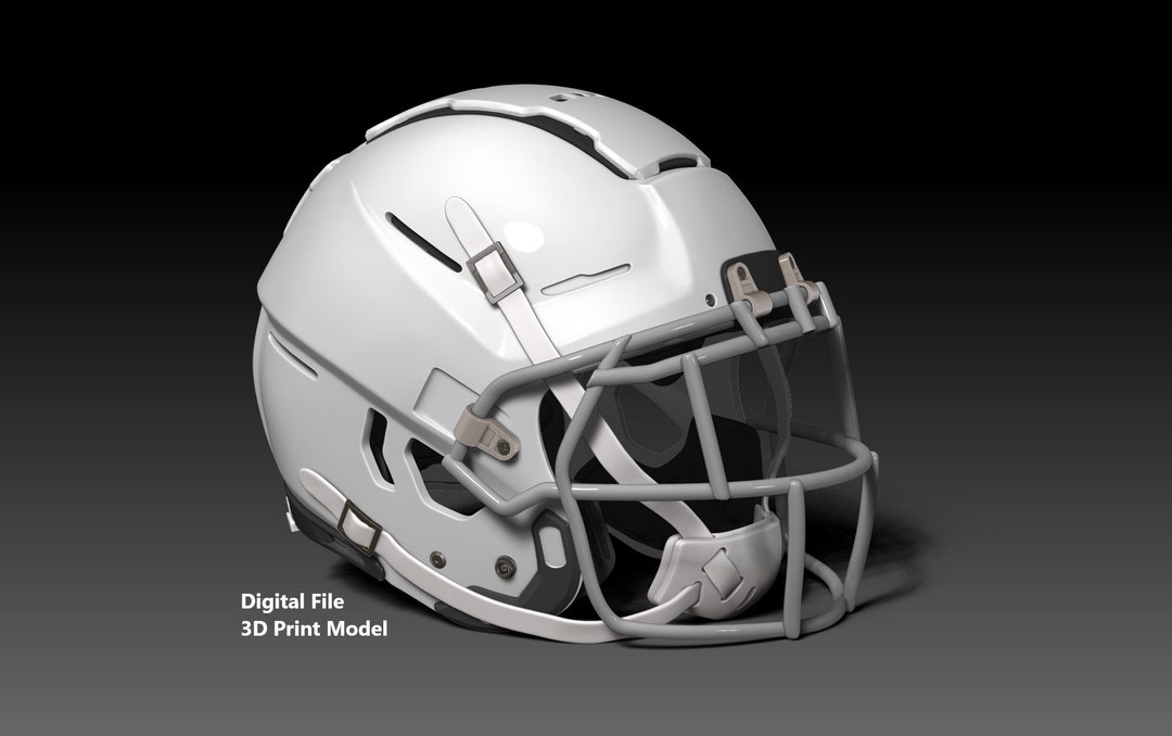 NFL Schutt F7 2.0 Helmet With Padding 3D Print Model Digital File Etsy