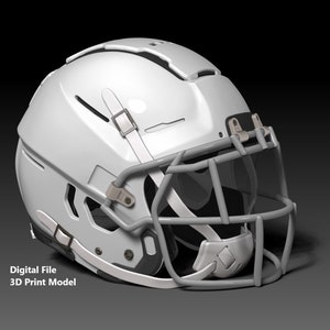 NFL Schutt F7 2.0 helmet with padding 3D print model - Digital File
