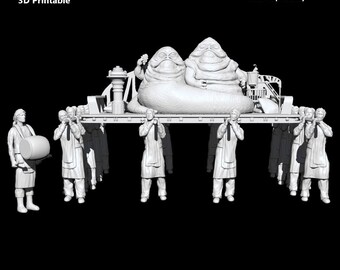 Hutt Twins Slave Carriers 3D print model - Digital File